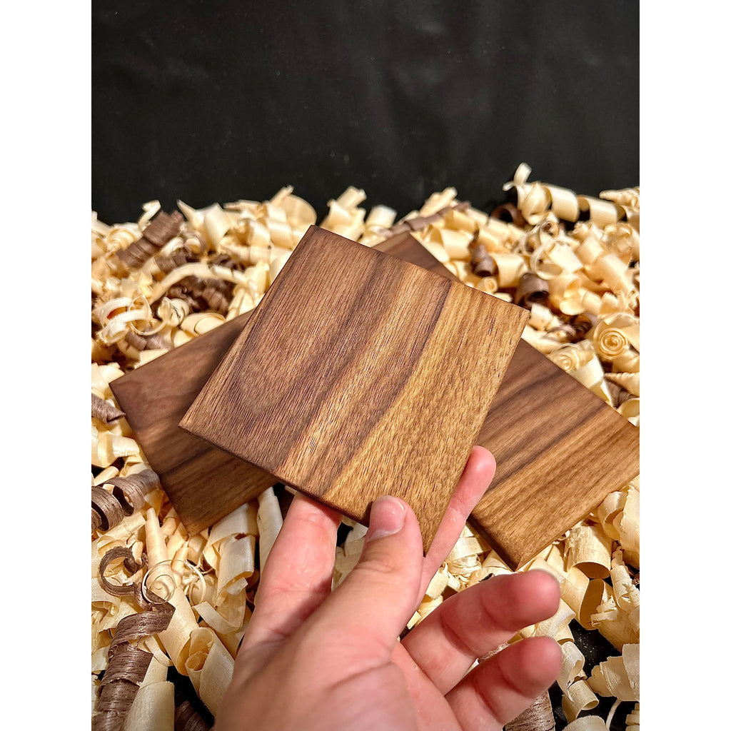Walnut Coaster set